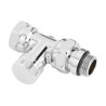 Té de réglage chromé RLV 1/2". 003L0274