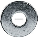 Rondelle plate large  Ø12 - Boîte de 80  - Novipro
