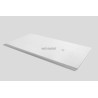 RECEVEUR BASE NUDE 100 BLANCO (170X100). Bonde standard. Grille inox. Possible rebord. Découpe sur-mesure.  Réf: 53005930