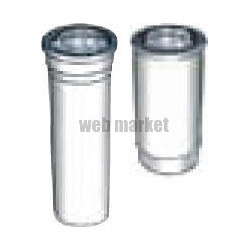 Conduit télescopique ventouse diamètre 80 / 125 (prévoir fixation de la ventouse) réf. 073414