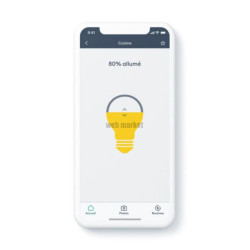 Récepteur X3D alimenté pour commander en local ou à distance un point d'éclairage en marche/arrêt - en local, compatible avec in