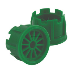 Sachet de 10 brise-jets étoile seul mâle/fem Vert réf. 93128