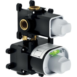 Partie interne loop chrome a encastrer 2 voies pour lp90102 réf. WE00102