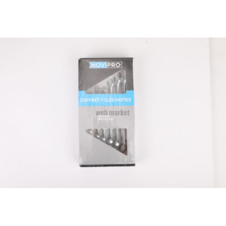 Coffret de 7 clés mixtes Novipro