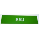 Etiquette eau 100x30x10mm paquet de 5 pièces Réf 215789