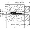 Cheville Duopower 8x40 b100