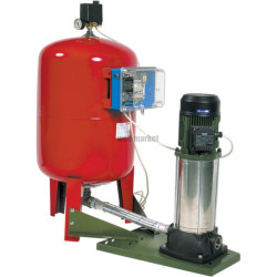 Groupe de surpression AQUABLOCK 55-80/100 TRI alimentation électrique 400 V - 1,5 kW - 9 A débit 5,4 m³/h pression 6,6 bar équip