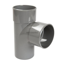 Culotte mâle femelle 87°30 simple diamètre 75mm Réf. UBP18