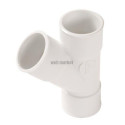 Culotte simple femelle femelle 45° diamètre 32mm blanc Réf. UBF144B