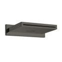 Bec cascade mural QUADRI 20 cm saillie 40 cm chromé noir brossé Réf. BD32175