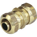 Coupleur égal diamètre 12/12 en laiton Réf 11690051001