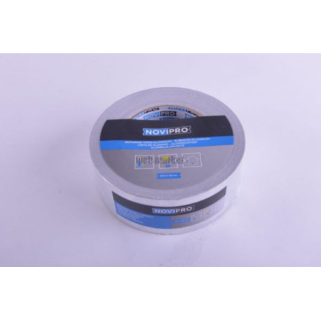 Ruban pour materiaux d'isolation Adhesif aluminium 50 m x 50 mm Novipro