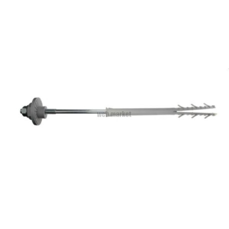 Fixation lavabo Novipro paroi isolée vis 2 filets 8x220 rondelles excentrées à épaulement