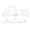 Bande perforée 12x0,8mm, ez, 10m, trous ø 5,5mm NOVIPRO