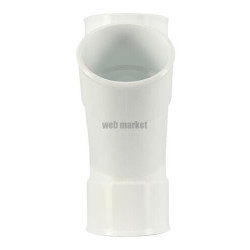 Culotte simple femelle femelle 45° diamètre 50mm blanc Réf. UBJ144B