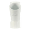Culotte simple femelle femelle 45° diamètre 50mm blanc Réf. UBJ144B
