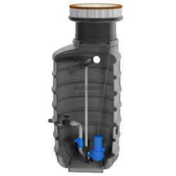 Station de relevage eaux usées à enterrer SANIFOS 2100, boîtier de commande ZPS2 Réf TANK-005