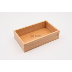Rangement séparateur de tiroir Alterna bambou rectangulaire grand