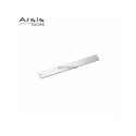 Rail cache alu anodisé avec verrou résine anthracite, 552 mm réf. 44050