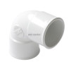 Coude simple femelle femelle 87°30 diamètre 32mm blanc Réf. UCF88B