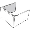 Cache supérieur pour VVM 500 hauteur de 2160 mm Réf. N056178