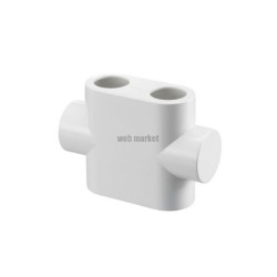 Cache design pour «Multiblock T» pour modèle droit, blanc Réf.1184095
