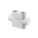Cache design pour «Multiblock T» pour modèle droit, blanc Réf.1184095
