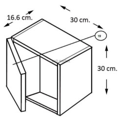 Module Alterna Concerto 30 cm gris