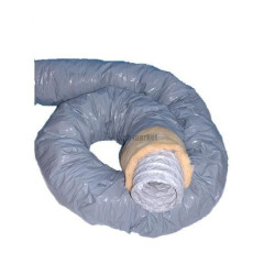 Gaine souple PVC isolé diamètre 102mm longueur 6 mètres Réf ACOF-PVC-IS0-102