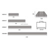 Support sol ALTECH essentiel pour groupe extérieur, longueur 250mm, charge 240 Kg (lot de 2)