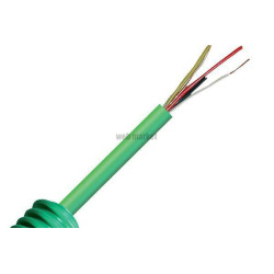 Gaine préfilée 20V catégorie 6 FTP - 1 x 4P - diamètre 20 mm - couronne de 100 mètres