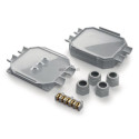 Boite 4 entrées + gel + bornes 5 pôles, diam. câble mini EGAL 10mm, maxi EGAL 16mm, IP68 ref.READYBOX