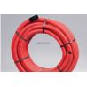 Gaine Janoflex annelée rouge diamètre 40mm couronne de 50 mètres
