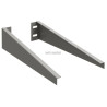 Paire d'équerres de fixation pour table stratifiée réf. EB509-NF