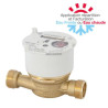 Compteur divisionnaire combiné d'eau chaude-eau froide DN15 NARVAL + Réf. 6UAB15Y110BR100LFCBXN FR