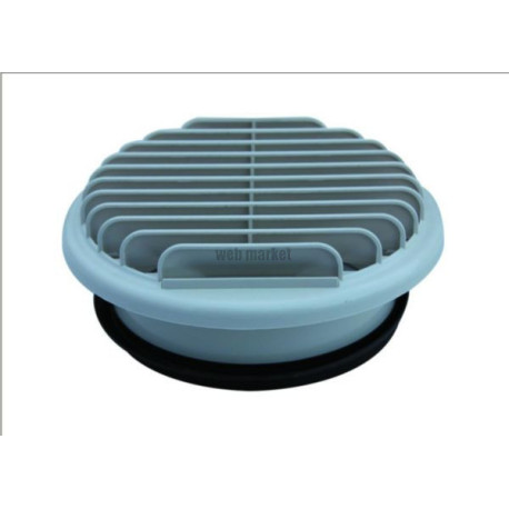 Entrée/sortie d'air murale PVC diamètre 125 mm Réf 296071