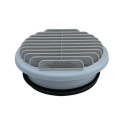 Entrée/sortie air murale pvc diamètre 125 mm Réf 464057