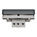 Mureva Styl - Bouton poussoir - composable - IP55 - IK08 - connexion auto - gris Réf.MUR35027