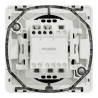 Mureva Styl - Bouton poussoir - composable - IP55 - IK08 - connexion auto - gris Réf.MUR35027