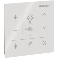 Tableau de commande mural pour AquaClean, Blanc/Verre Réf. 147.038.SI.1
