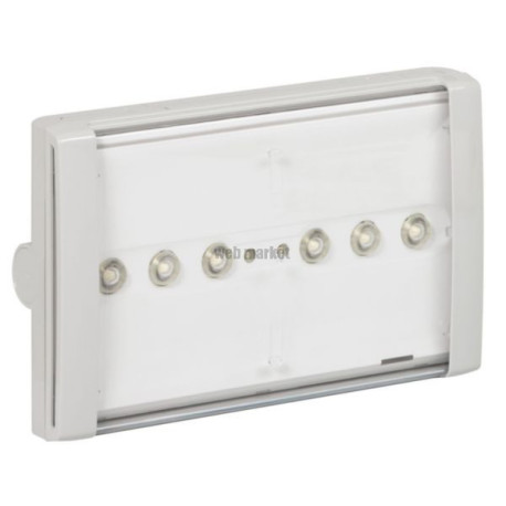 Legrand - BAES d'ambiance saillie IP66 IK10 plastique SATI adressable pour ERP et ERT Réf : 62666