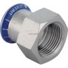 Jonction taraudée D22-1/2mm, acier inox Réf 31805