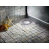 Siphon télescopique en inox + vis inviolabilité pour étanchéité sous carrelage en locaux humides 1550RBDV