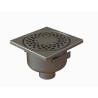Siphon télescopique en inox + vis inviolabilité pour étanchéité sous carrelage en locaux humides 1550RBDV