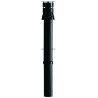 Terminal vertical type haut rendement inox-galva D 80 / 125 mm noir réf. 469885