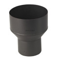 Tuyau rigide email noir reduction noir mat d 153f x d 150f réf. 345666