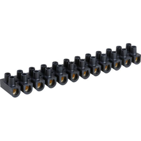 Barrette laiton noire 25 mm² 70005