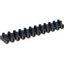 Barrette laiton noire 25 mm² 70005