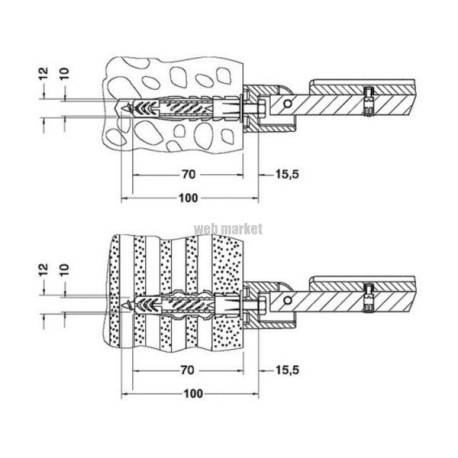 Set de fixation n 3 Réf. 34992000100
