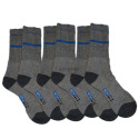 Chaussette T43-46 (lot de 3) Novipro  60% coton,35% polyester recycle,2% élasthanne, talons et pointe renforces